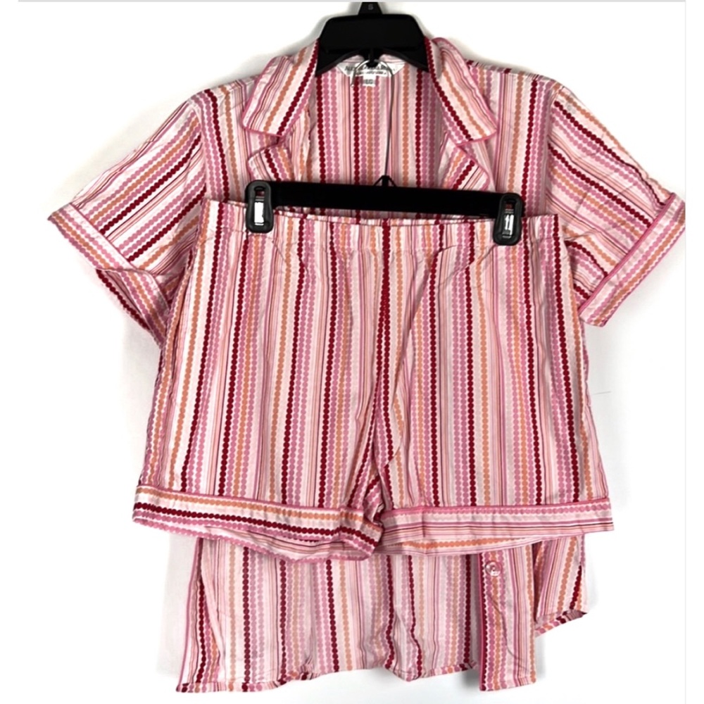Alexander Del Rossa Stripped Pajamas Sz: L - Picture 3 of 8